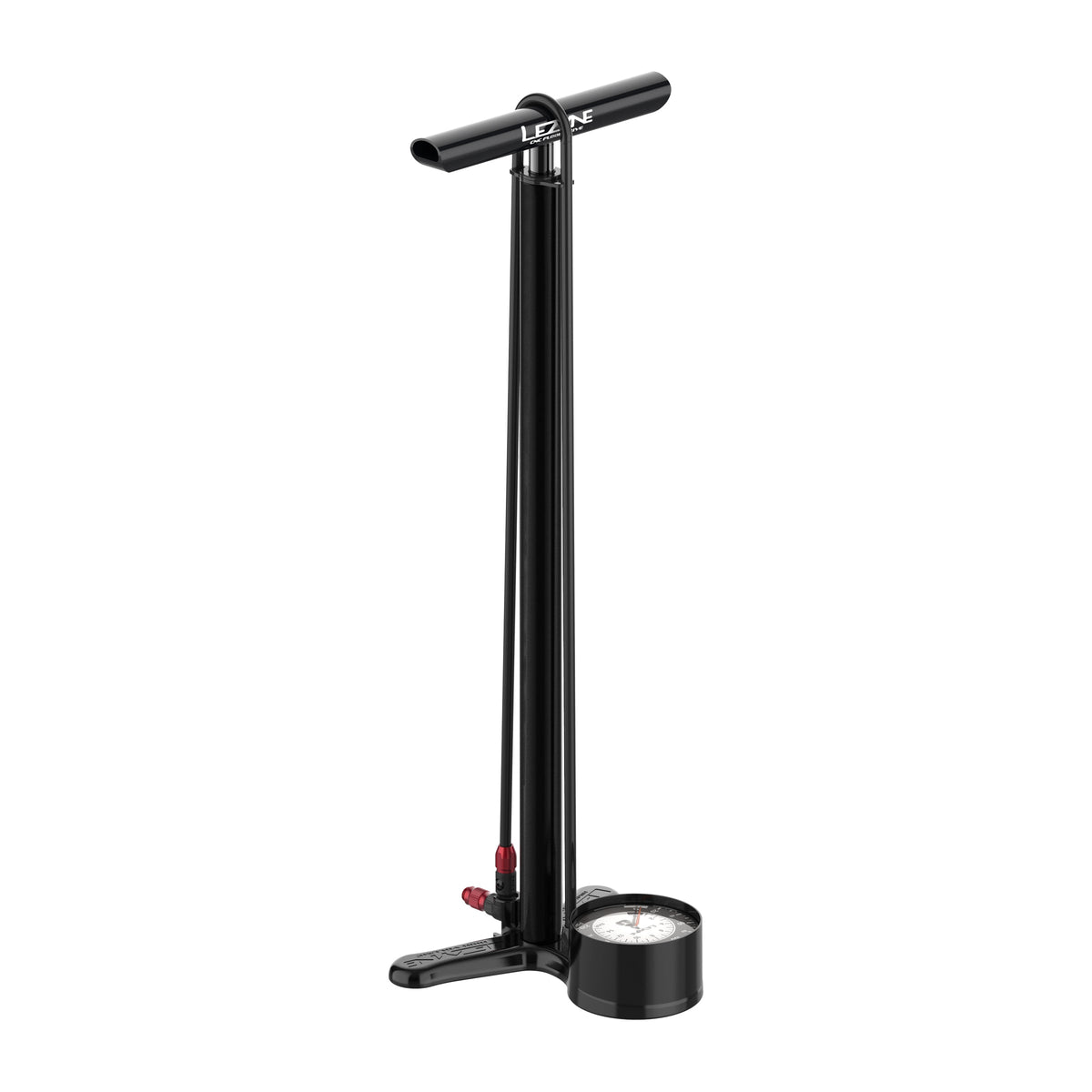 Bomba de pé LEZYNE CNC FLOOR DRIVE ABS-1 Pro preto acetinado