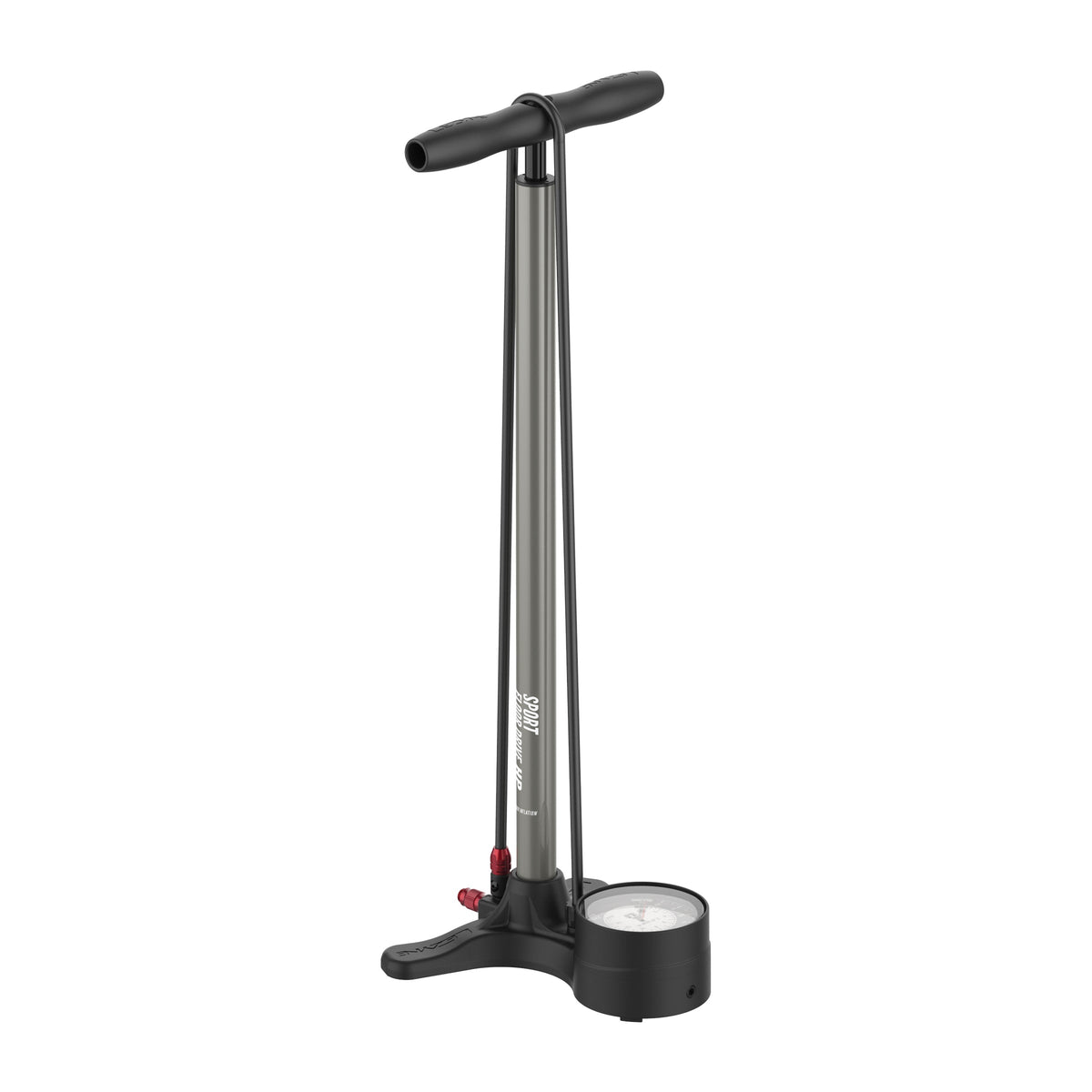 Bomba de pé LEZYNE SPORT FLOOR DRIVE cinzenta
