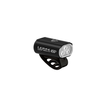 Vista lateral da luz dianteira LEZYNE MINI DRIVE 450+