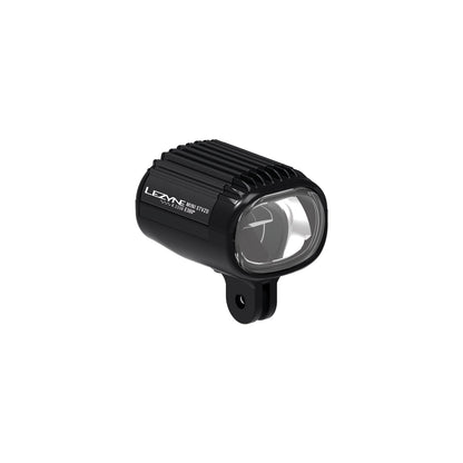Vista geral da luz dianteira LEZYNE E-BIKE E-MINI STVZO E300+