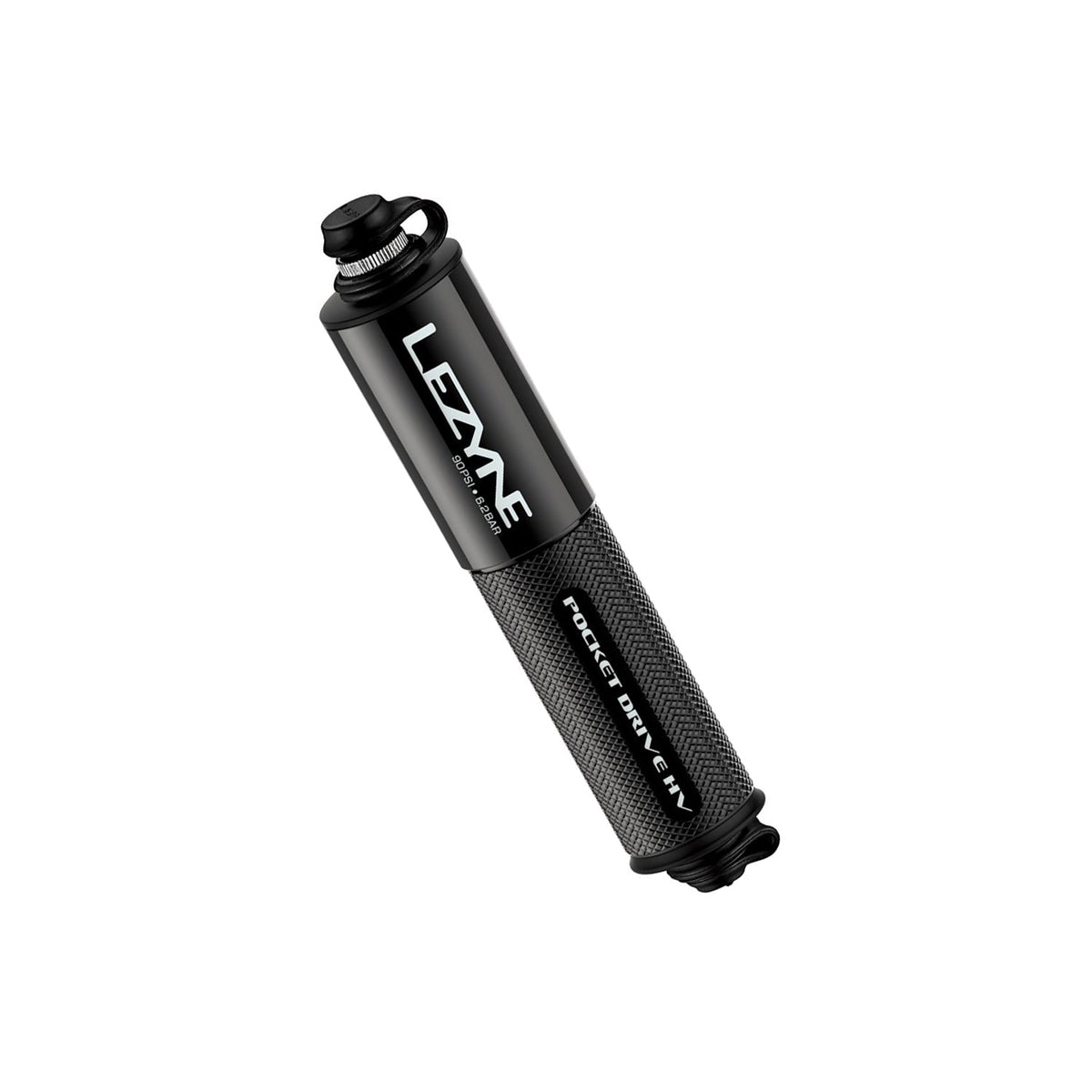 Bomba de mão LEZYNE POCKET DRIVE HV LOADED preta