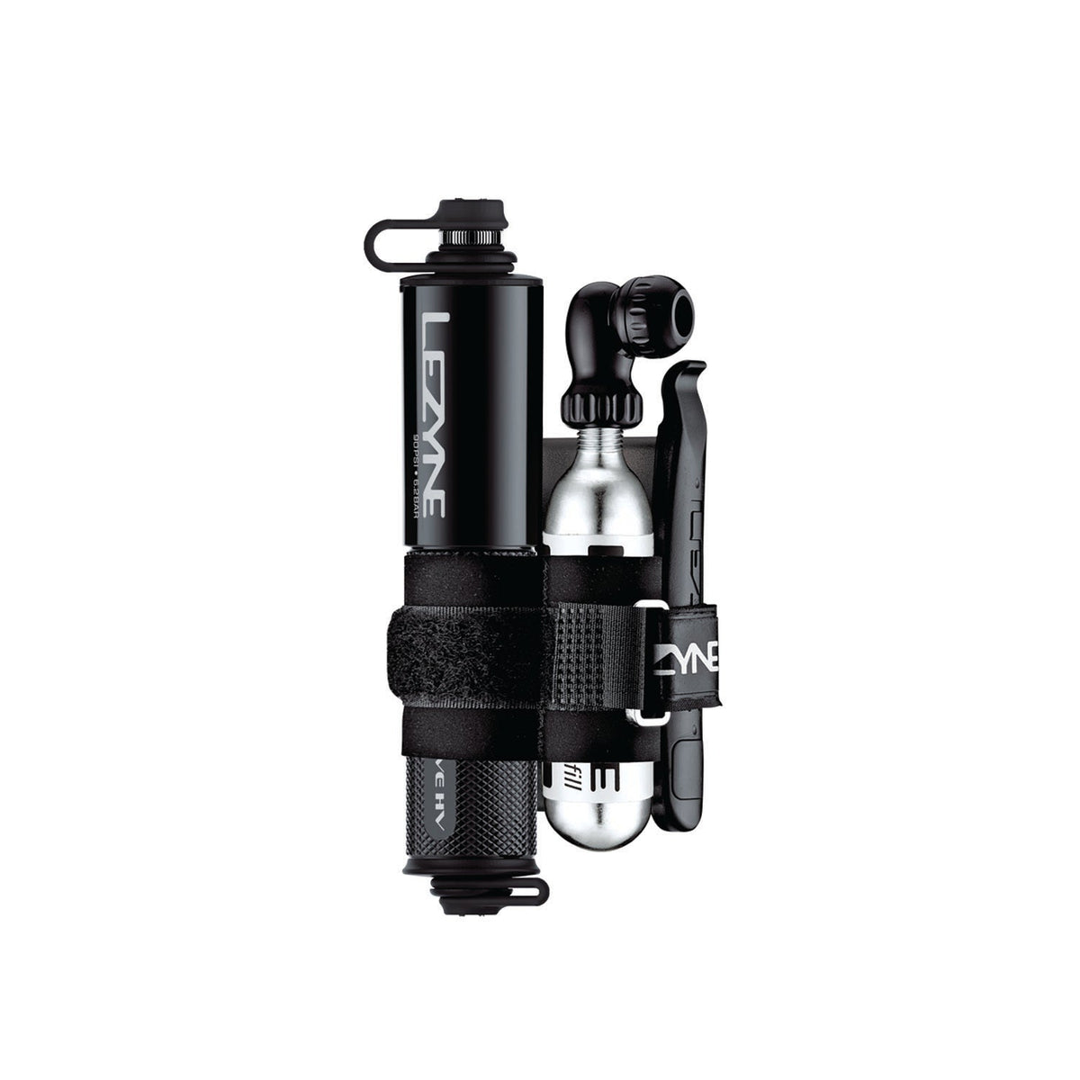Bomba de mão LEZYNE POCKET DRIVE HV LOADED preta