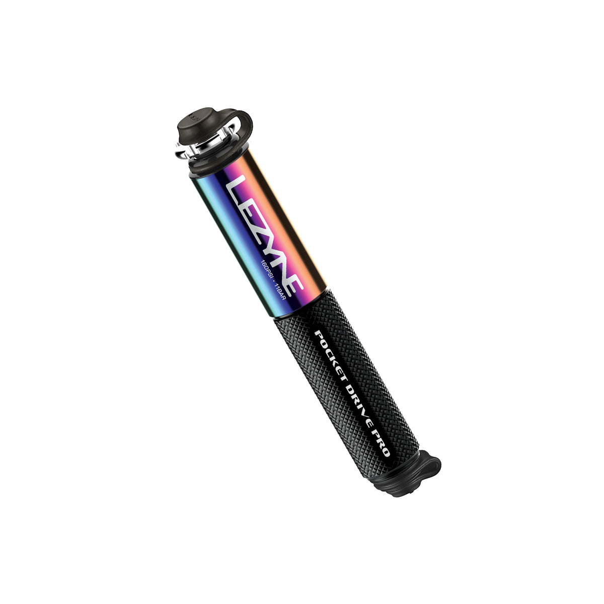 Bomba de mão LEZYNE MINI POCKET DRIVE PRO preto metalizado