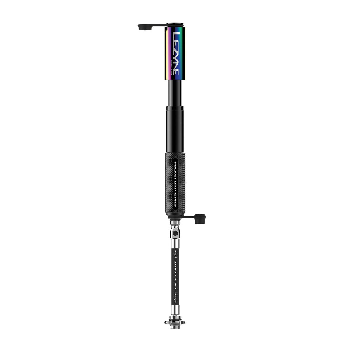 Bomba de mão LEZYNE MINI POCKET DRIVE PRO preto metalizado