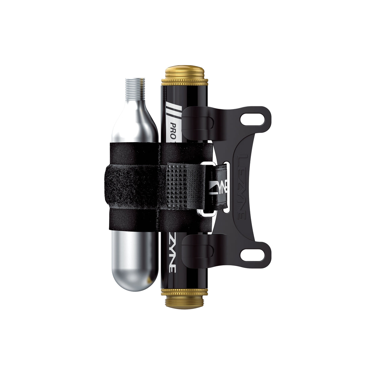 Kit de reparação tubeless LEZYNE PRO Loaded preto com cartucho de CO2 de 20 g