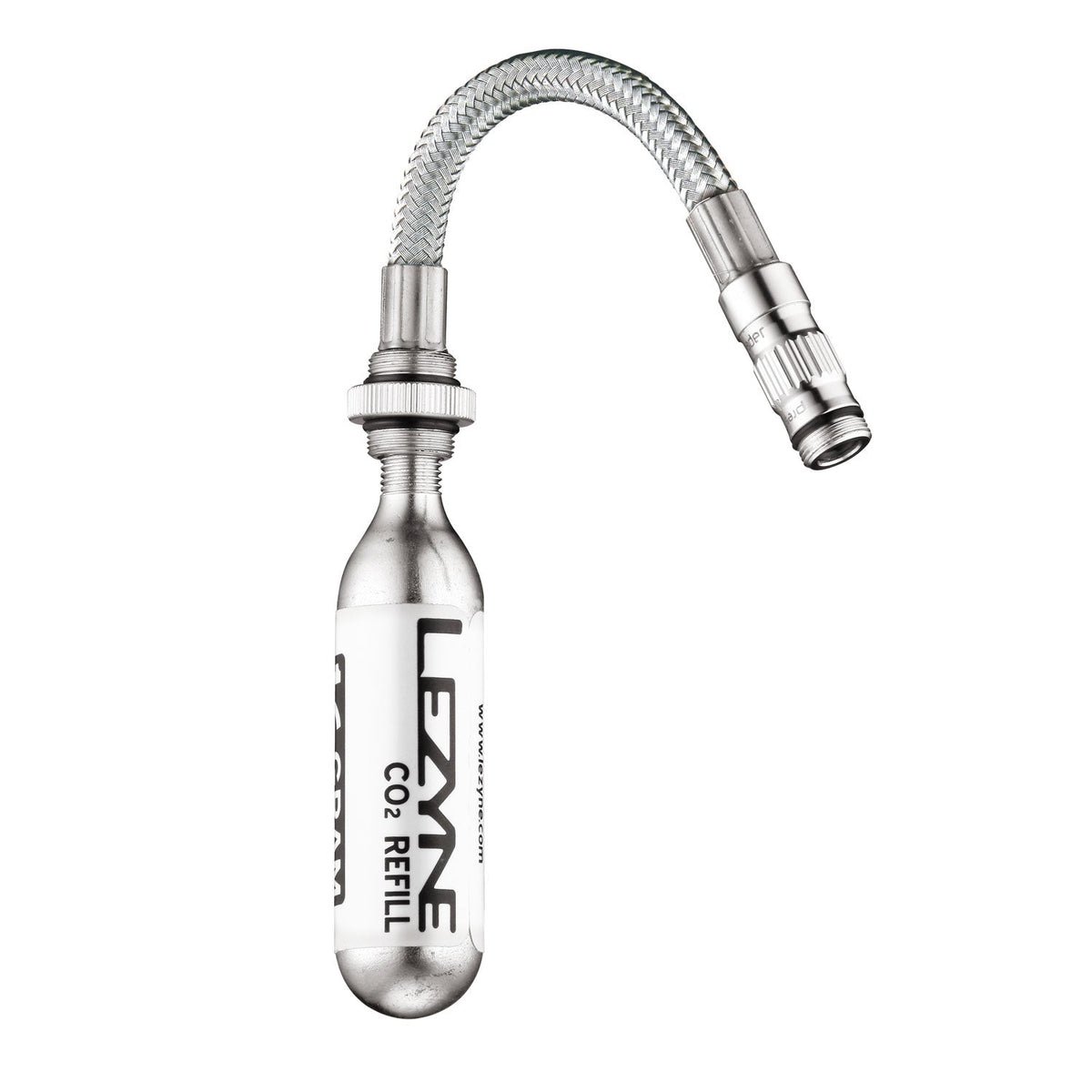 Mangueira de substituição LEZYNE para CO2 prateada