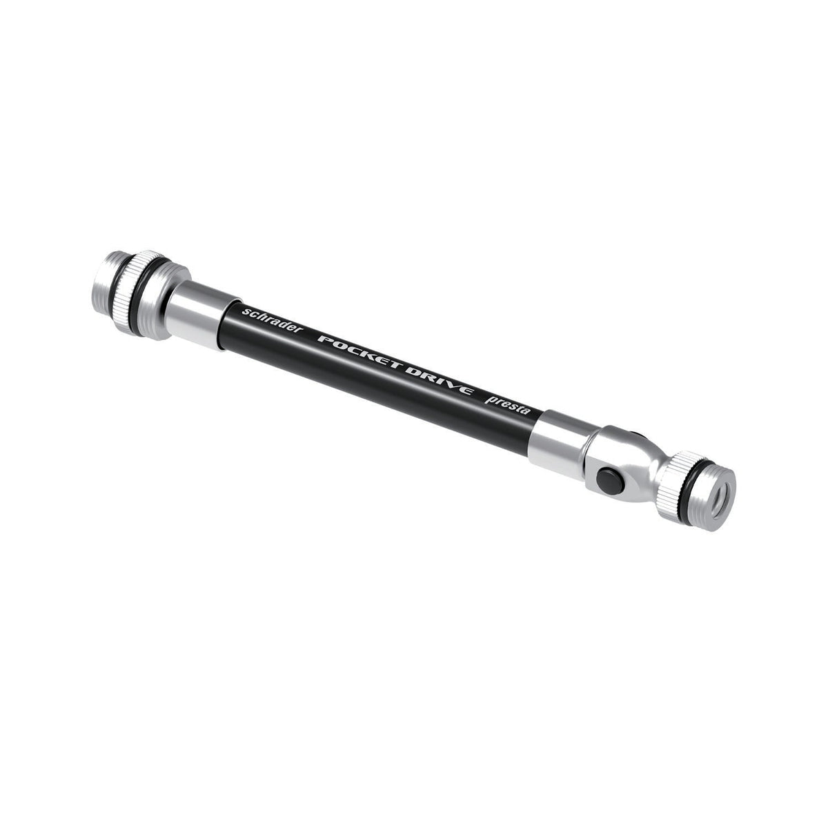 Tubo flexível de substituição LEZYNE ABS Flex Presta/Schrader Pocket Drive Mini preto/prateado
