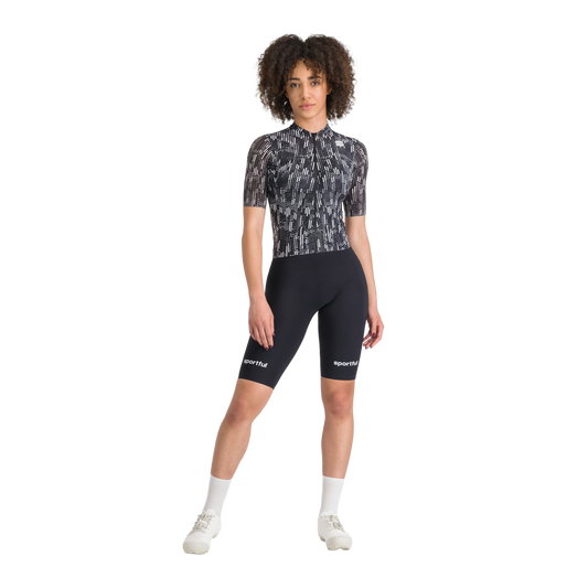 SPORTFUL G-SUIT de manga curta para mulher Preto/branco
