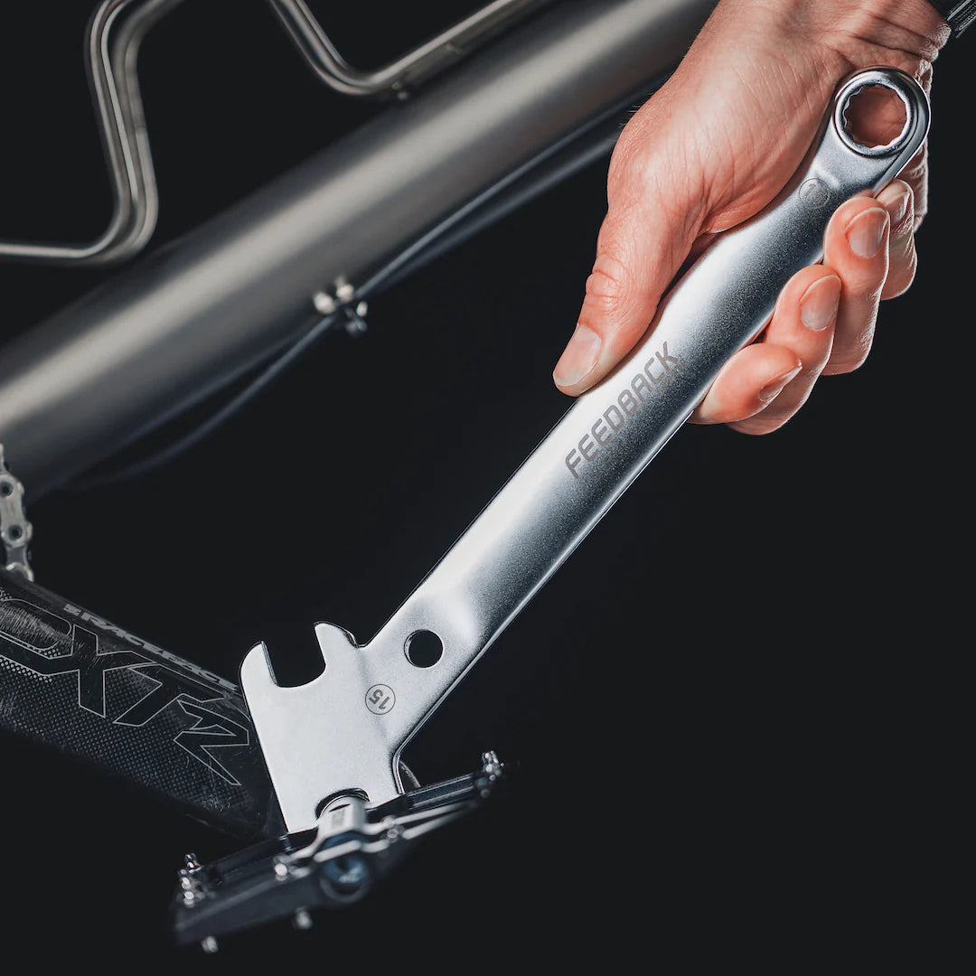 Chave de pedal e desmontador de cassete FEEDBACK SPORTS Pedal Wrench Combo