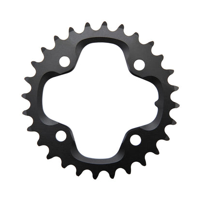 Prato interior SRAM S1 CNC 10 velocidades, 4 furos, 80 mm — vista do prato sobre fundo branco