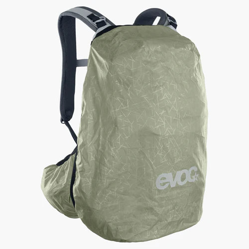 Mochila com proteção dorsal EVOC TRAIL PRO 16 L cinzenta