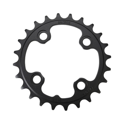 Prato interior SRAM AL3 11 velocidades, 4 furos, 64 mm — vista do prato sobre fundo branco
