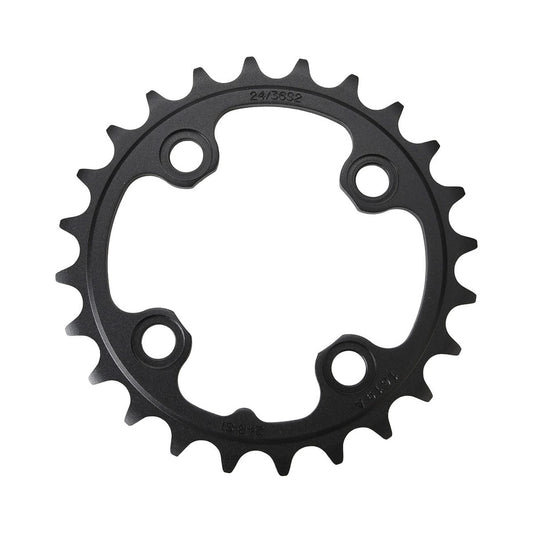 Prato interior SRAM AL3 11 velocidades, 4 furos, 64 mm — vista do prato sobre fundo branco