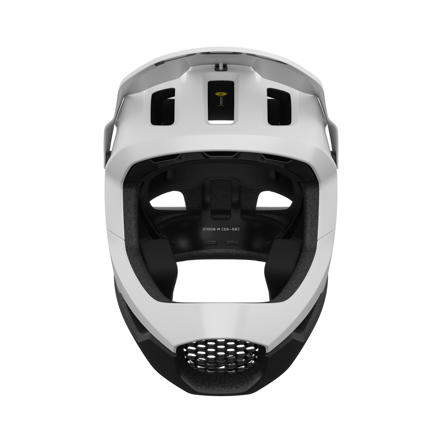 Capacete POC OTOCON RACE MIPS MTB Branco/Preto Mate