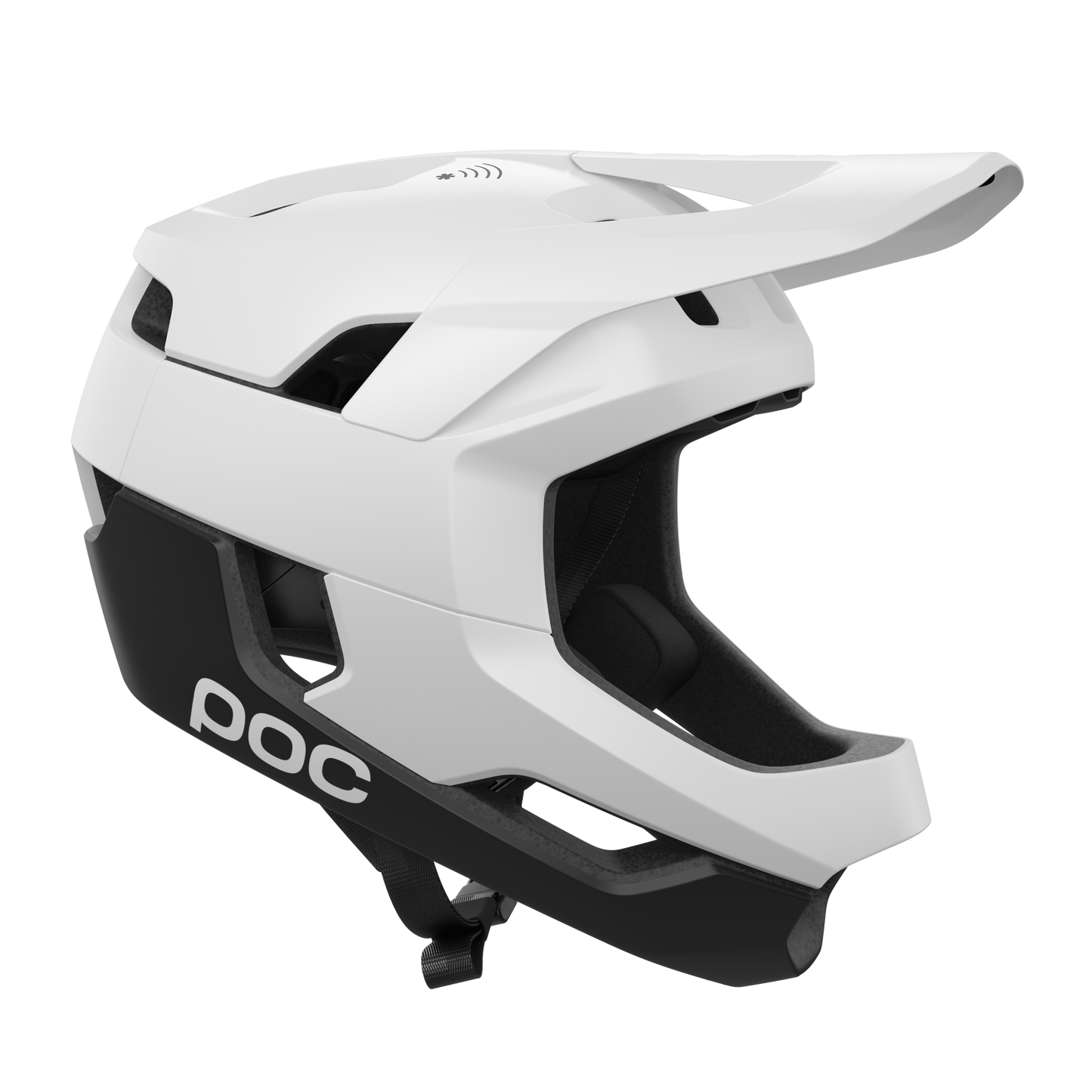 Capacete POC OTOCON RACE MIPS MTB Branco/Preto Mate