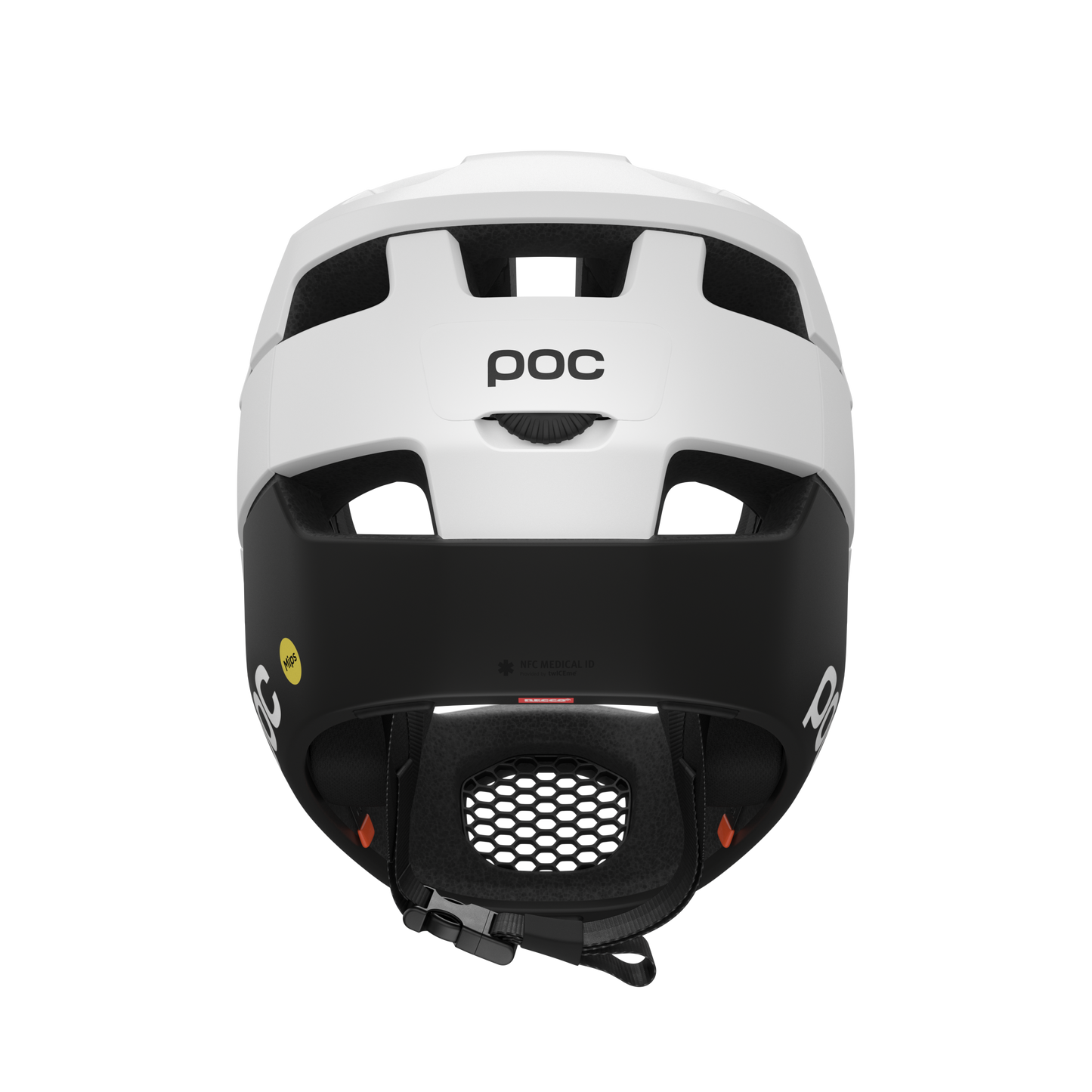 Capacete POC OTOCON RACE MIPS MTB Branco/Preto Mate