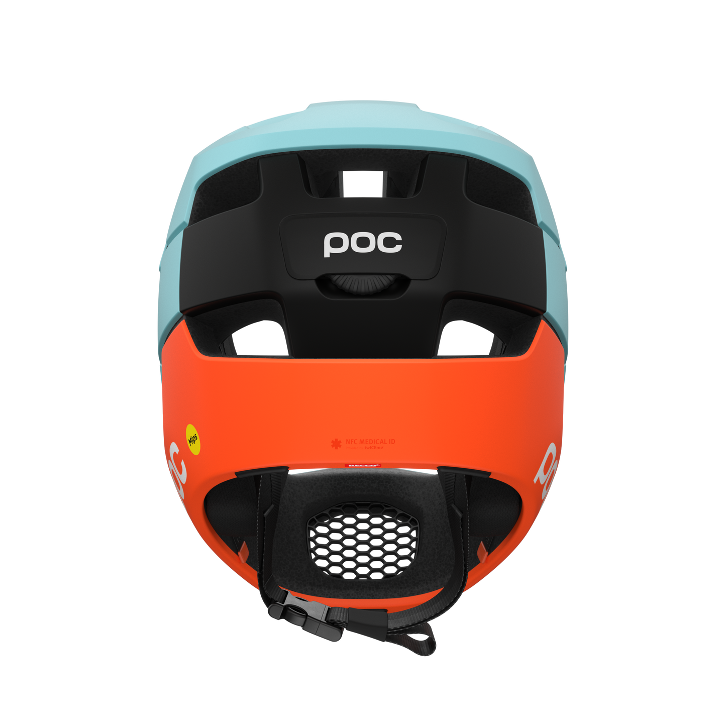 Capacete de BTT POC OTOCON RACE MIPS Azul/Laranja