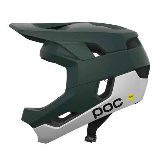 Capacete de BTT POC OTOCON RACE MIPS Cáqui/Branco