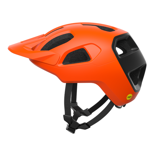 Capacete POC CULARIS MTB Laranja/Preto Mate