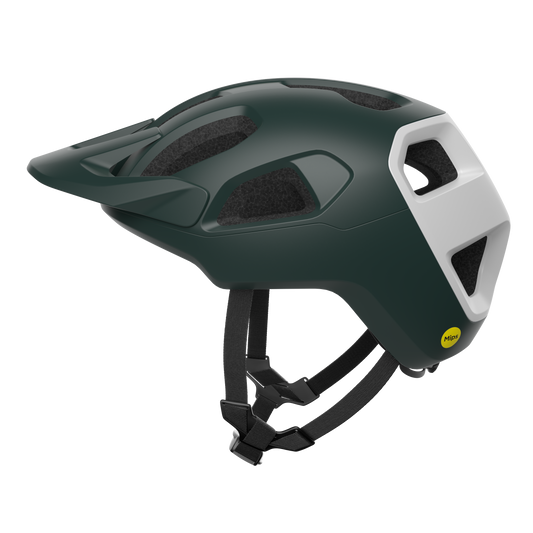 Capacete POC CULARIS MTB Verde/Branco Mate