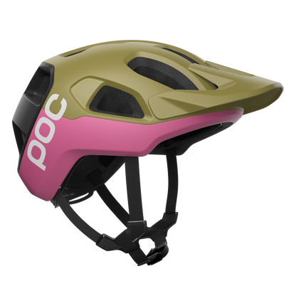 Capacete MTB POC CULARIS Verde/Rosa Matt