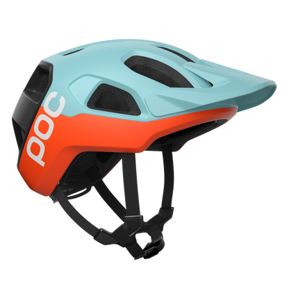 Capacete MTB POC CULARIS Azul/Laranja Matt
