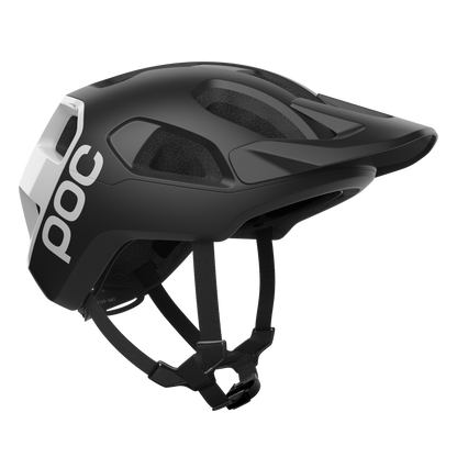 Capacete BTT POC CULARIS Preto/Branco Matt Logo