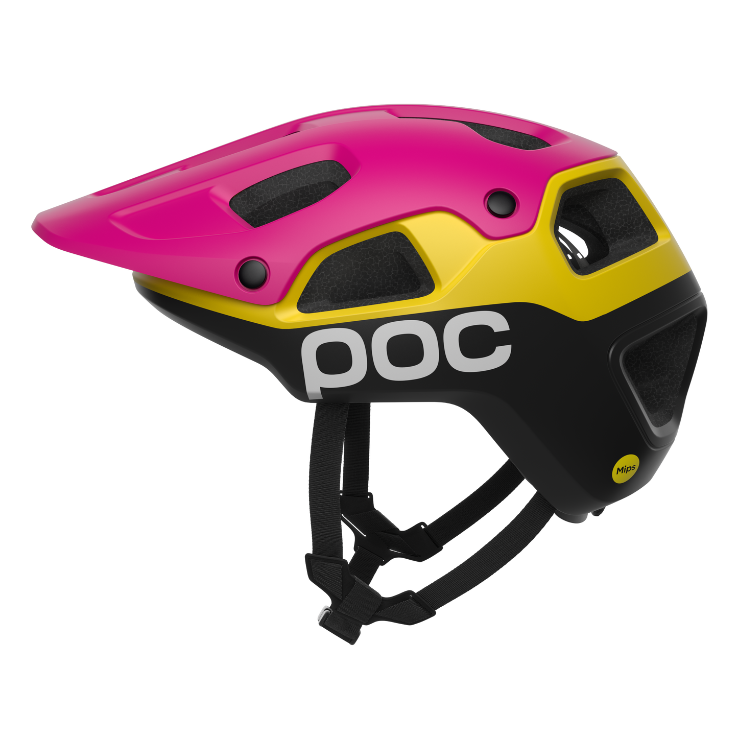 Capacete de BTT POC CULARIS PURE Rosa/Amarelo/Preto