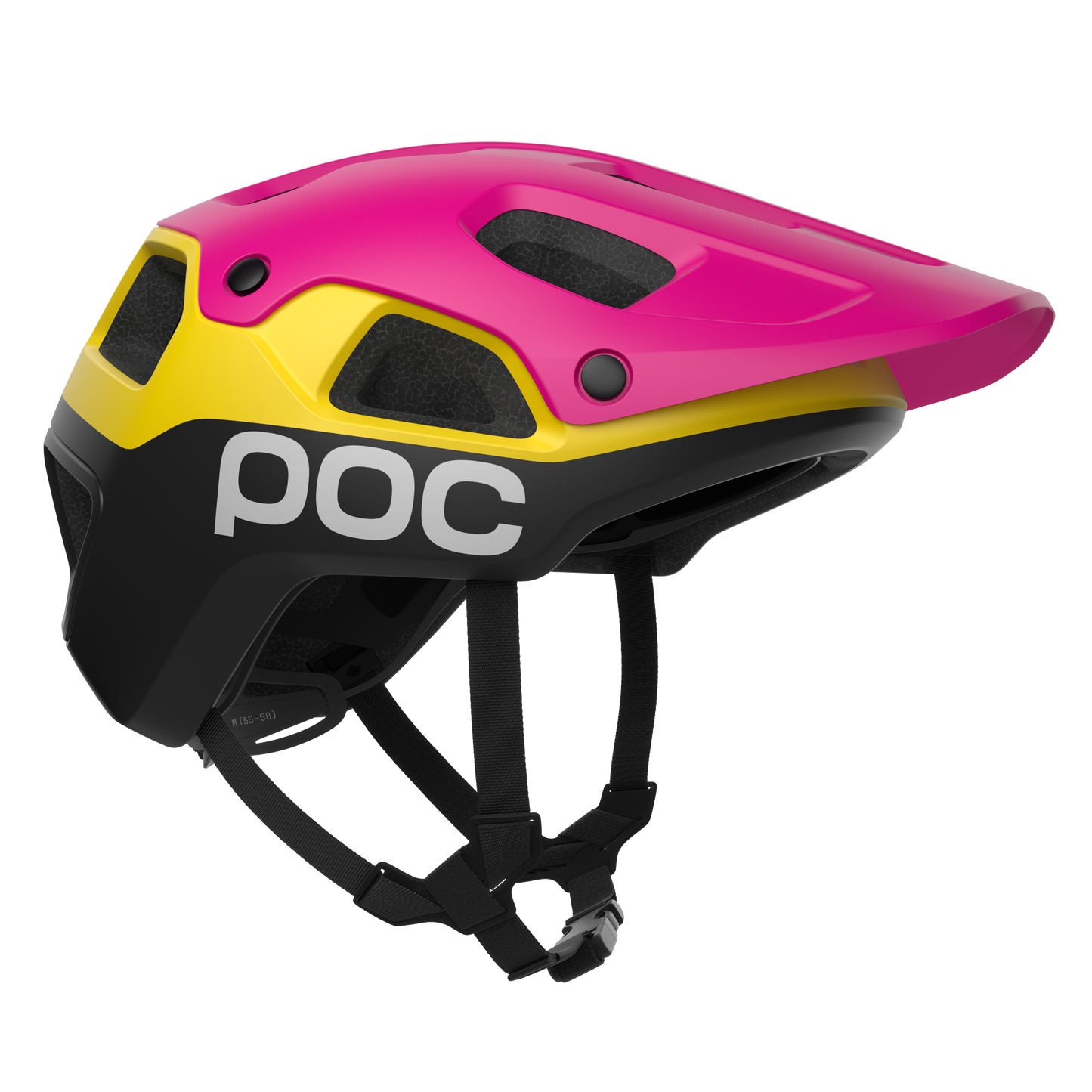Capacete de BTT POC CULARIS PURE Rosa/Amarelo/Preto