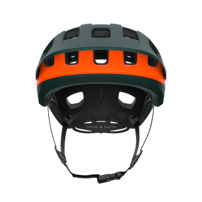 Capacete MTB POC CULARIS PURE Verde Matt/Laranja Matt