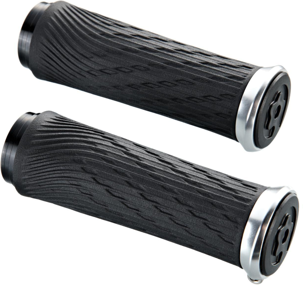Punhos SRAM para Grip Shift GX / NX / X0 / XX / XX1 Prata (85mm)