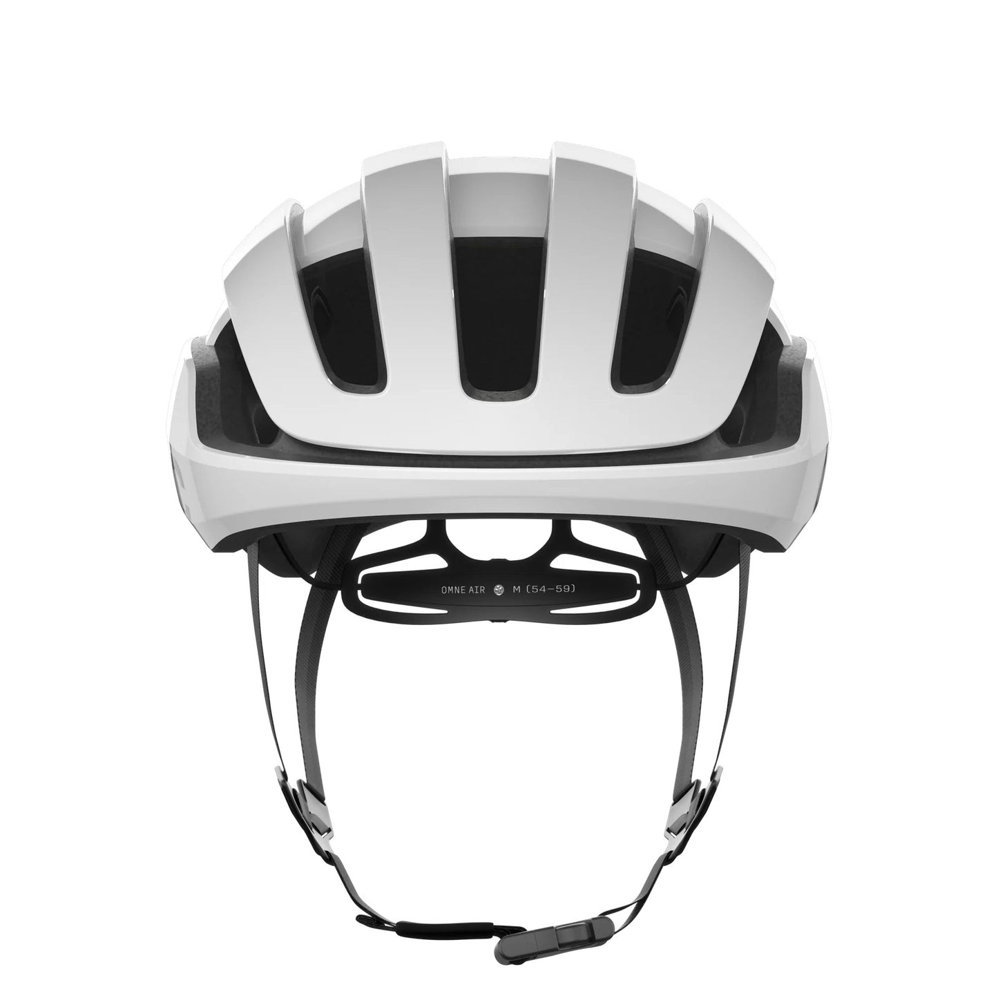 POC OMNE AIR MIPS Logo Capacete de estrada Branco/Preto Mate