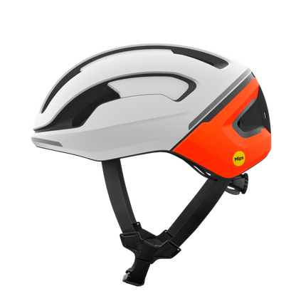 Capacete de Estrada POC OMNE BEACON MIPS Branco/Laranja Matt