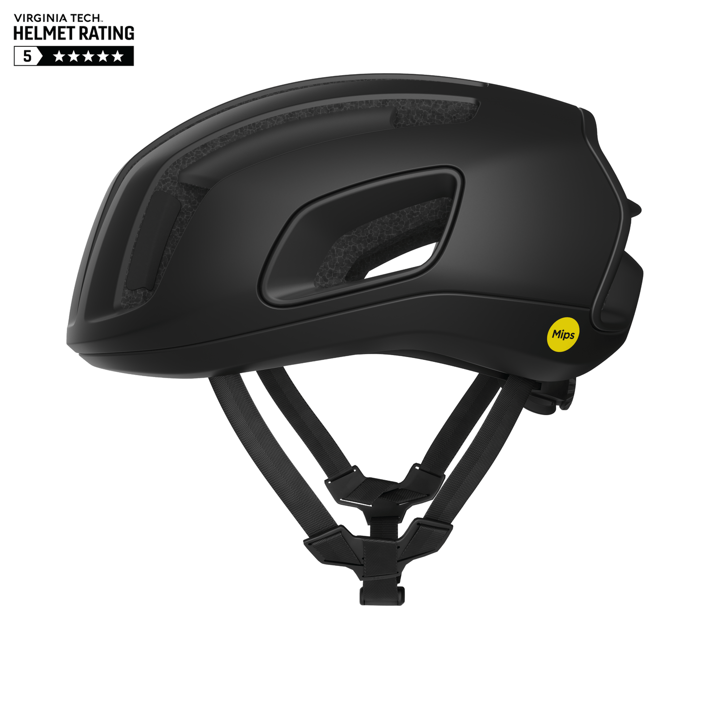 Capacete de estrada POC CYTAL Preto Mate