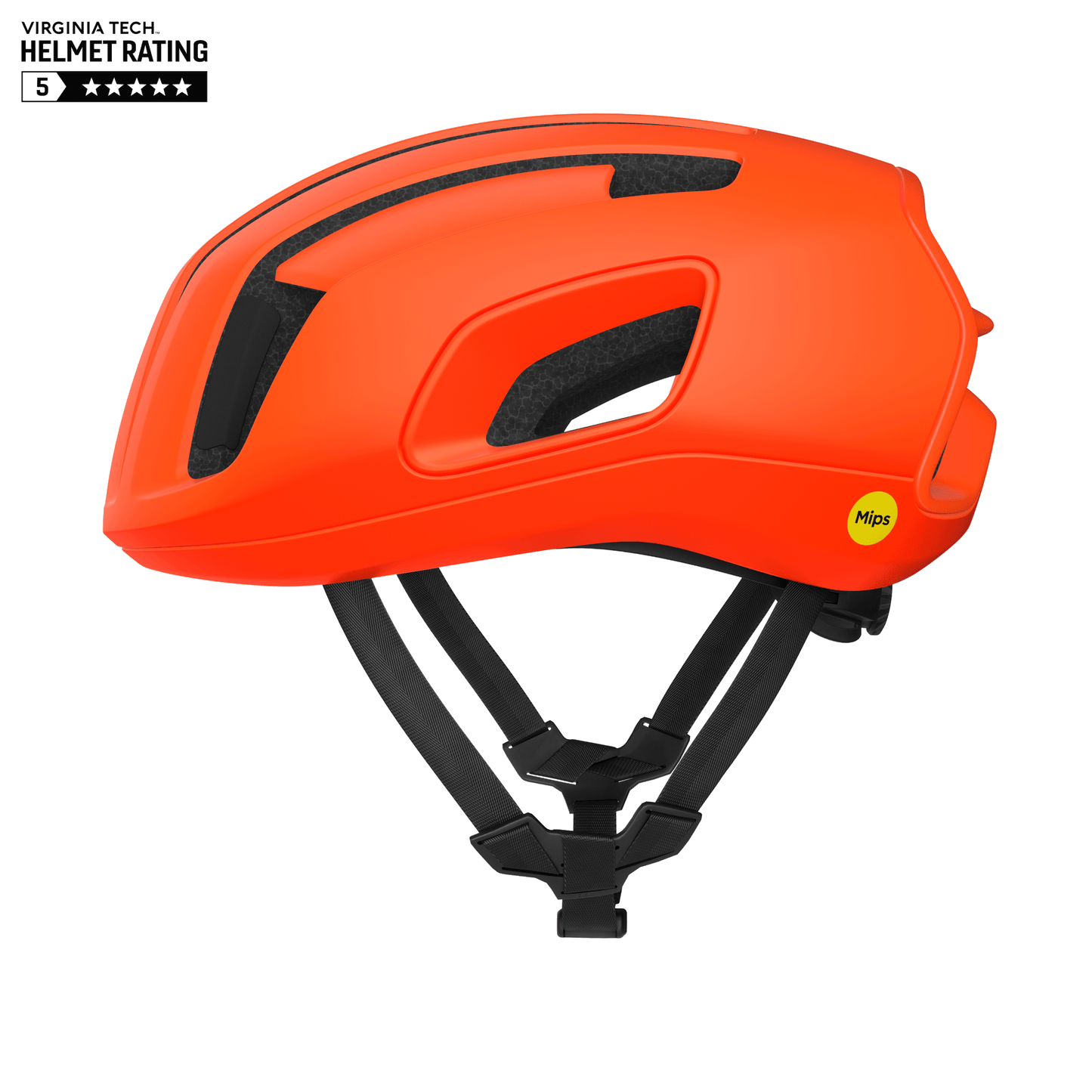 Capacete de estrada POC CYTAL Laranja Fluo