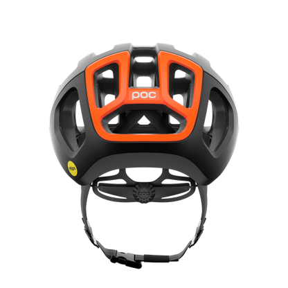 Capacete de Estrada POC VENTRAL AIR MIPS Preto/Laranja Fluo Matt