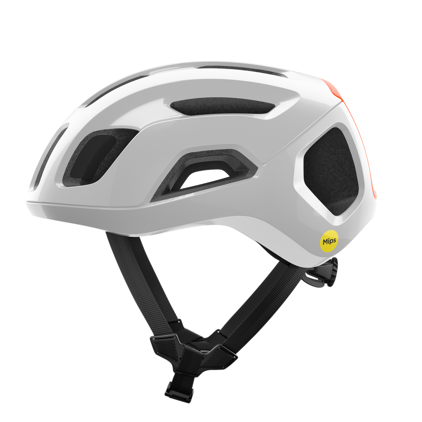 Capacete de estrada POC VENTRAL AIR MIPS Branco/Laranja Fluo