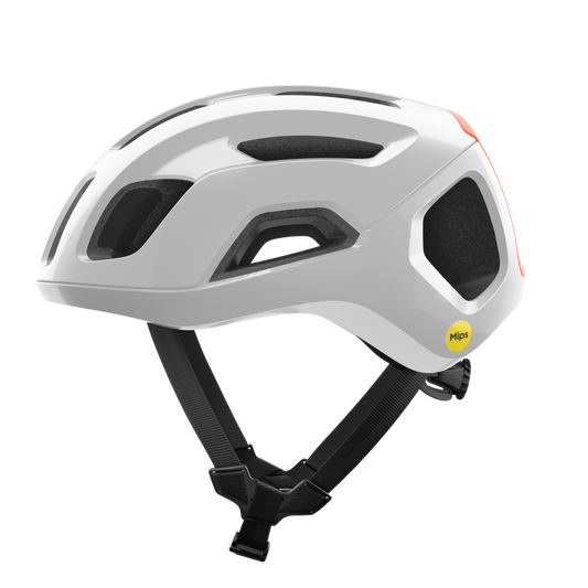 Capacete de estrada POC VENTRAL AIR MIPS Branco/Laranja Fluo