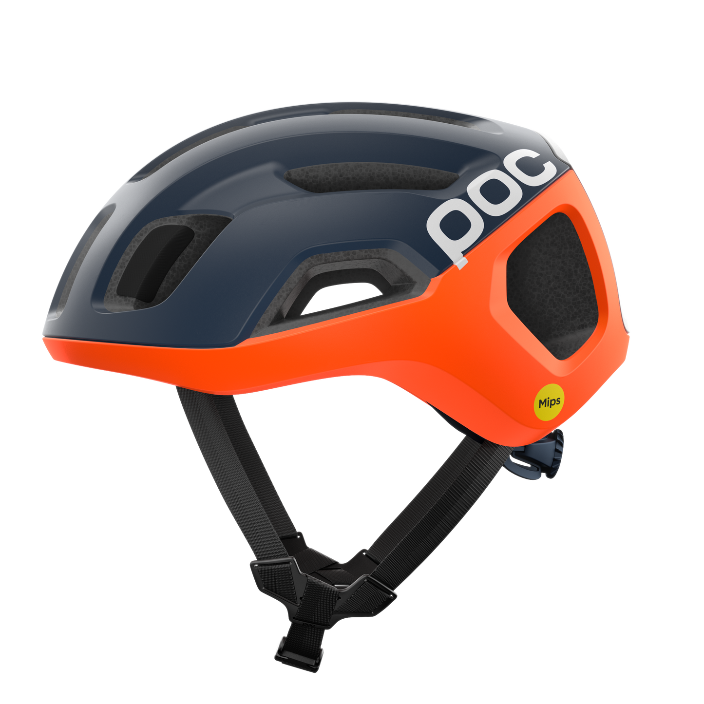 Capacete de estrada POC VENTRAL AIR MIPS Marinho/Laranja/Branco Mate