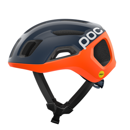 Capacete de Estrada POC VENTRAL AIR MIPS Azul-Marinho/Laranja/Branco Mate