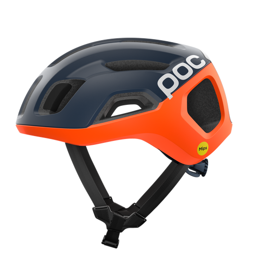 Capacete de estrada POC VENTRAL AIR MIPS Marinho/Laranja/Branco Mate