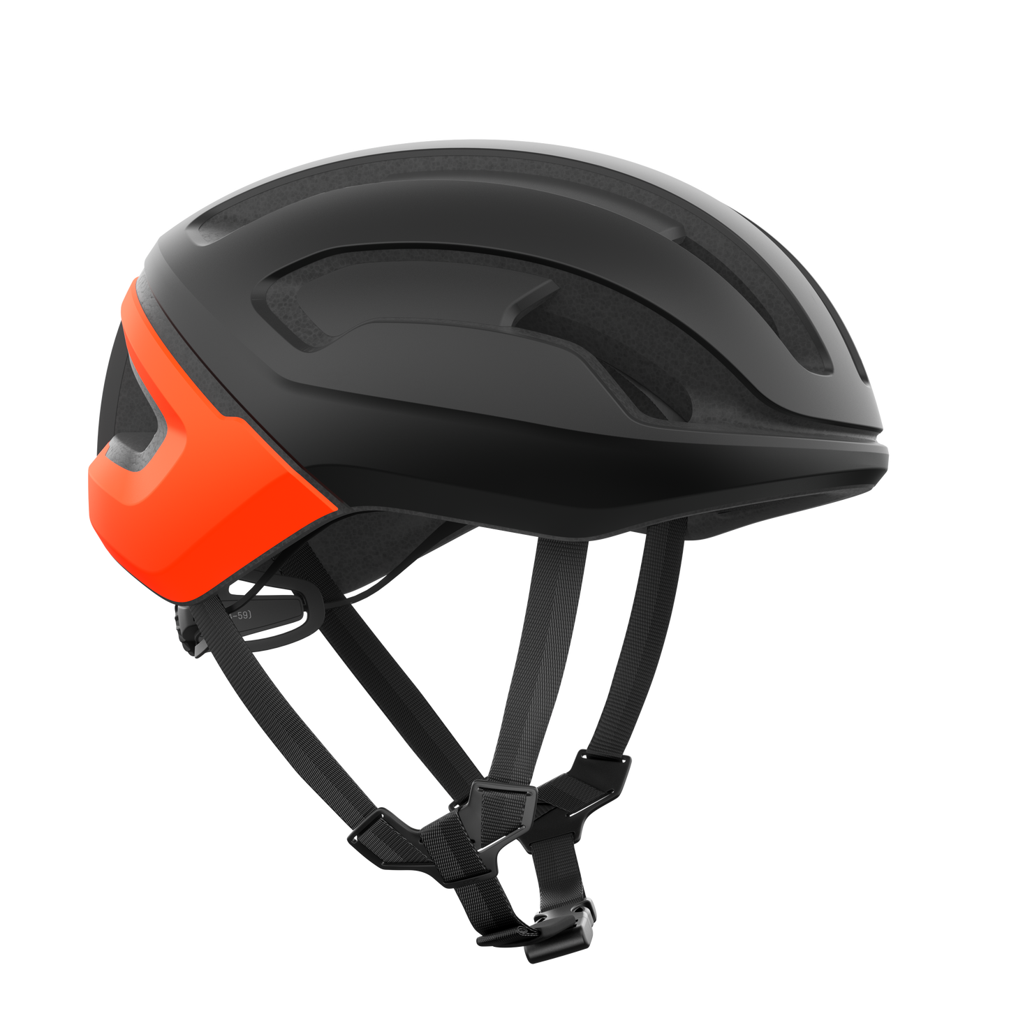 Capacete de estrada POC OMNE AIR MIPS Preto Mate/Laranja Fluo