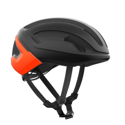 Capacete de Estrada POC OMNE AIR MIPS Preto Mate/Laranja Fluorescente
