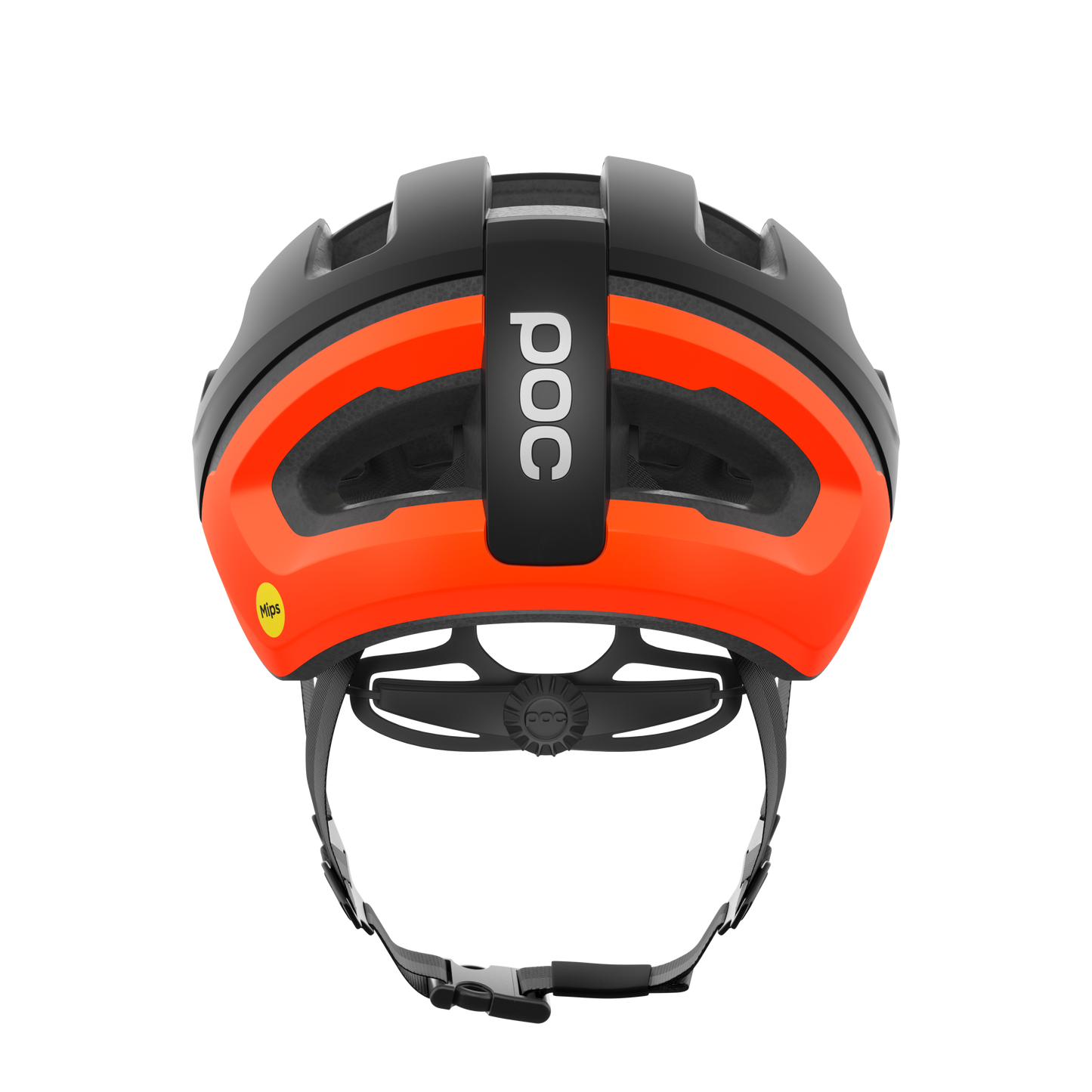 Capacete de estrada POC OMNE AIR MIPS Preto Mate/Laranja Fluo