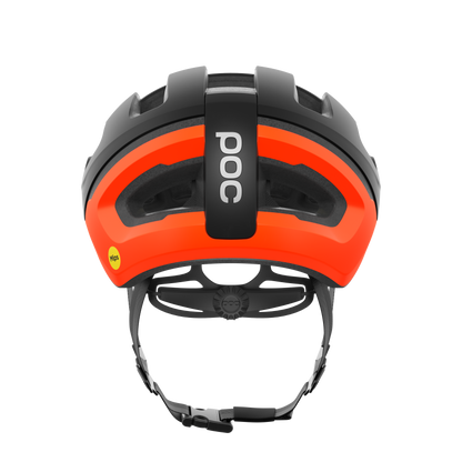 Capacete de Estrada POC OMNE AIR MIPS Preto Mate/Laranja Fluorescente