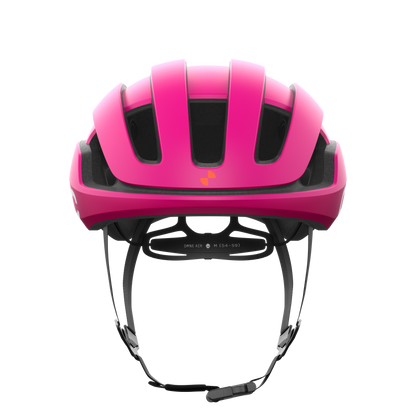 Capacete Estrada POC OMNE AIR MIPS Logo Rosa/Amarelo