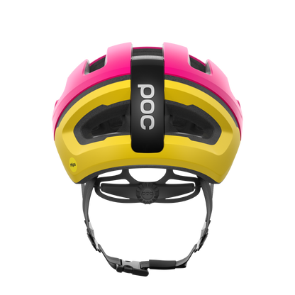 Capacete Estrada POC OMNE AIR MIPS Logo Rosa/Amarelo