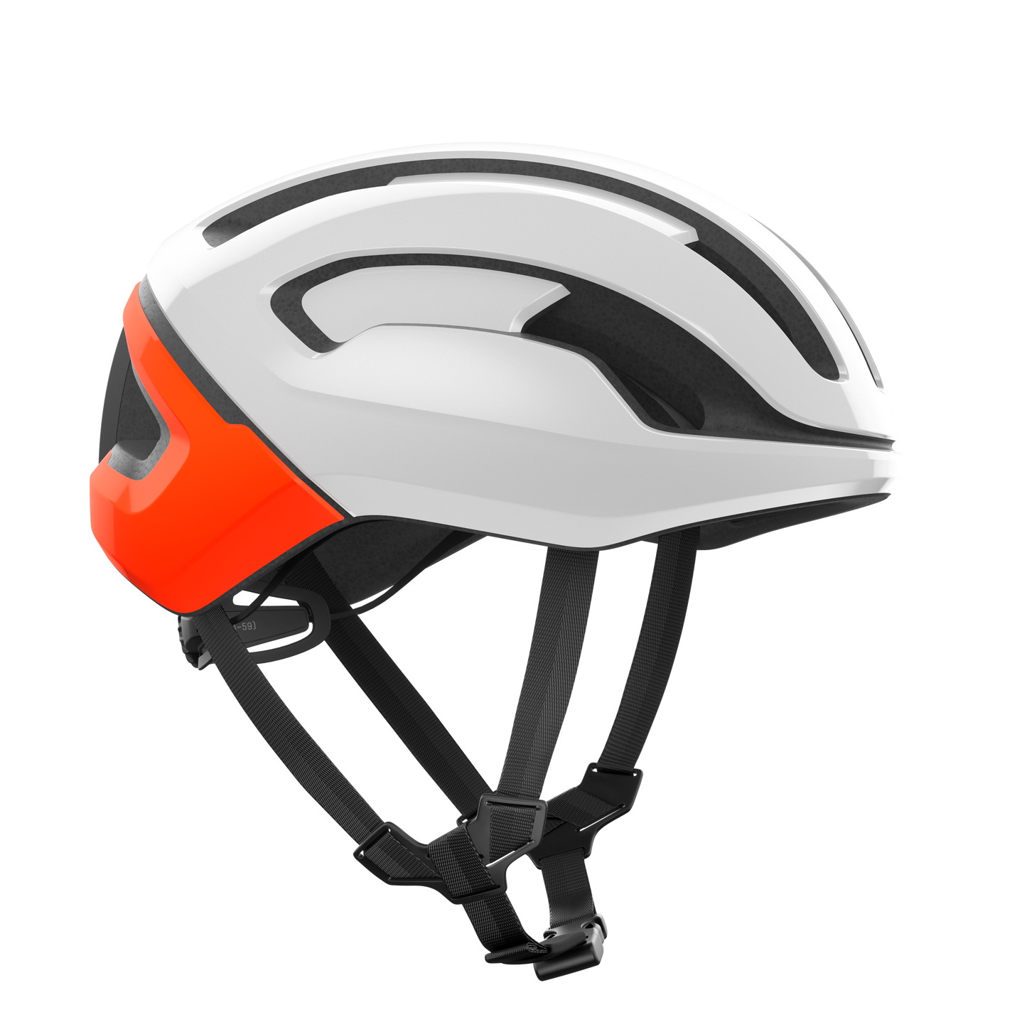Capacete de estrada POC OMNE AIR MIPS Branco/Laranja Fluo