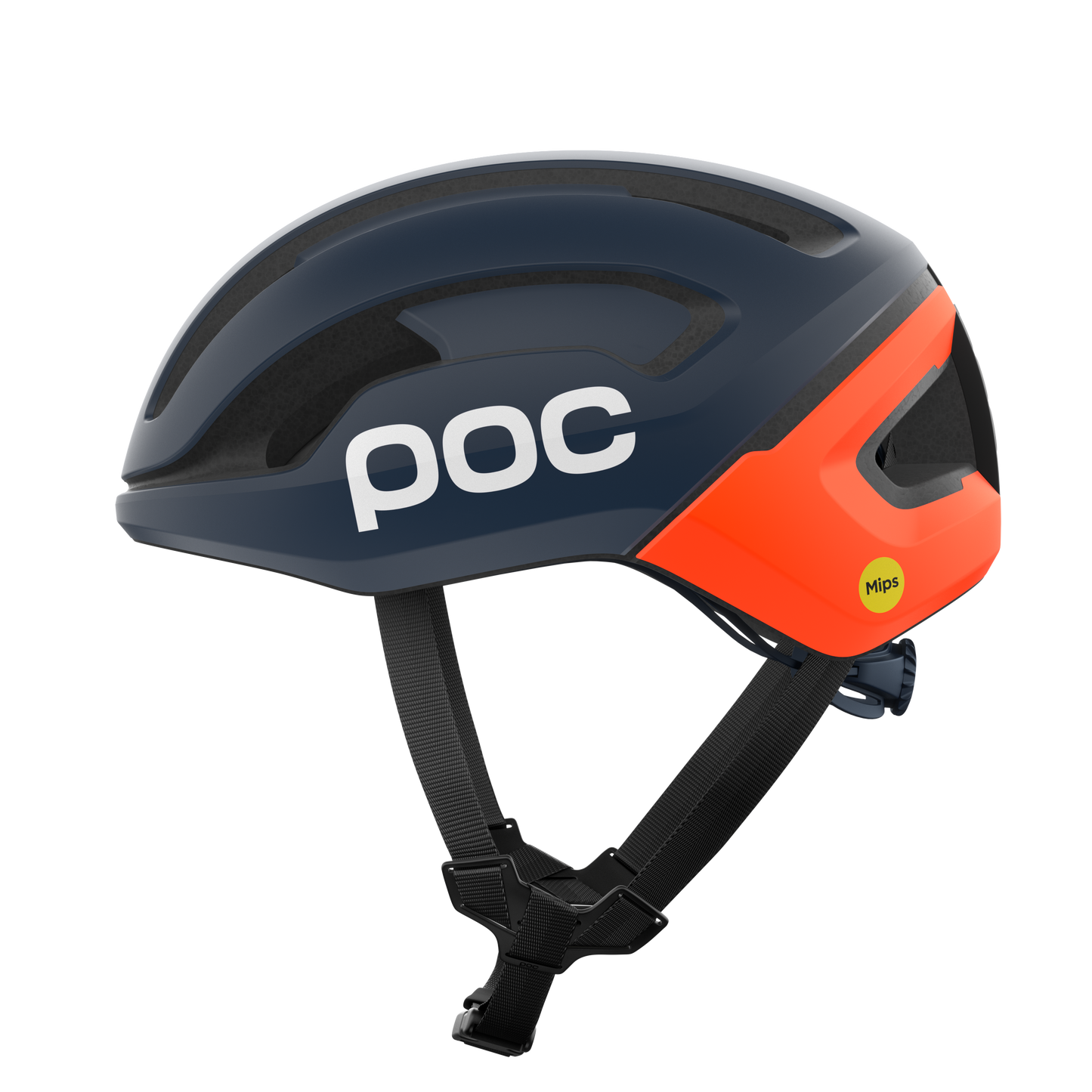 Capacete de estrada POC OMNE AIR MIPS Azul Marinho/Laranja Mate