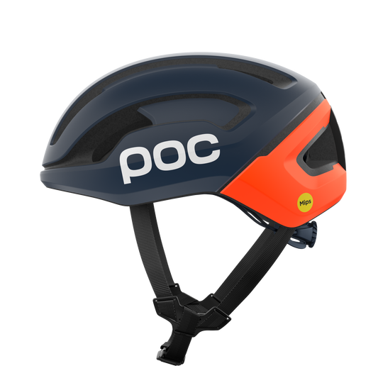 Capacete de estrada POC OMNE AIR MIPS Azul Marinho/Laranja Mate